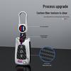 Car Key Case for Kia K2 K5, Hyundai Elantra, Langdong, Reina, ix35, Sportage - Protective Shell with Buckle