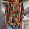 JPNTKY Women's Fashion Casual Short Sleeve V Neck Blouses & Shirts Unique Design