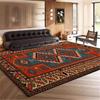 Retro Persian Ethnic-Style Carpet: Large Classic Bohemian Area Rug for Living Room, Bedroom, or Under Coffee Table