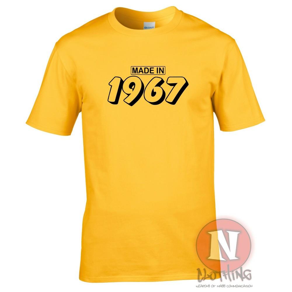 Made In 1967 TShirt Birthday Celebration Present Gift Funny Party Teeshirt