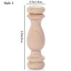 European Multi Styles Solid Wood Carved Furniture Foot Legs Cabinet Seat Feets Vintage Home Decoration Crafts Accessories
