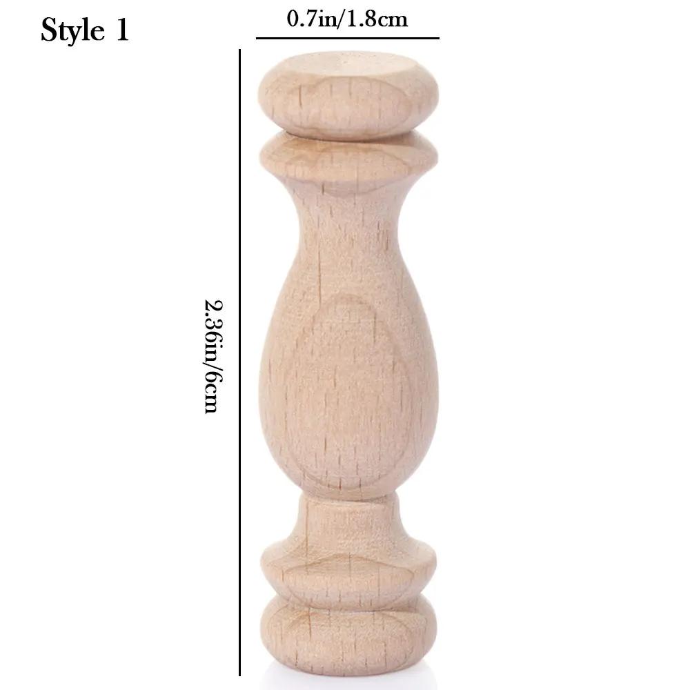 European Multi Styles Solid Wood Carved Furniture Foot Legs Cabinet Seat Feets Vintage Home Decoration Crafts Accessories