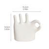Ok Finger Statue Cute Cartoon Hand Gesture Statue Ring Stand 15cm/5.8inch Hand Gesture Sculpture Ring Holder Cartoon Cute