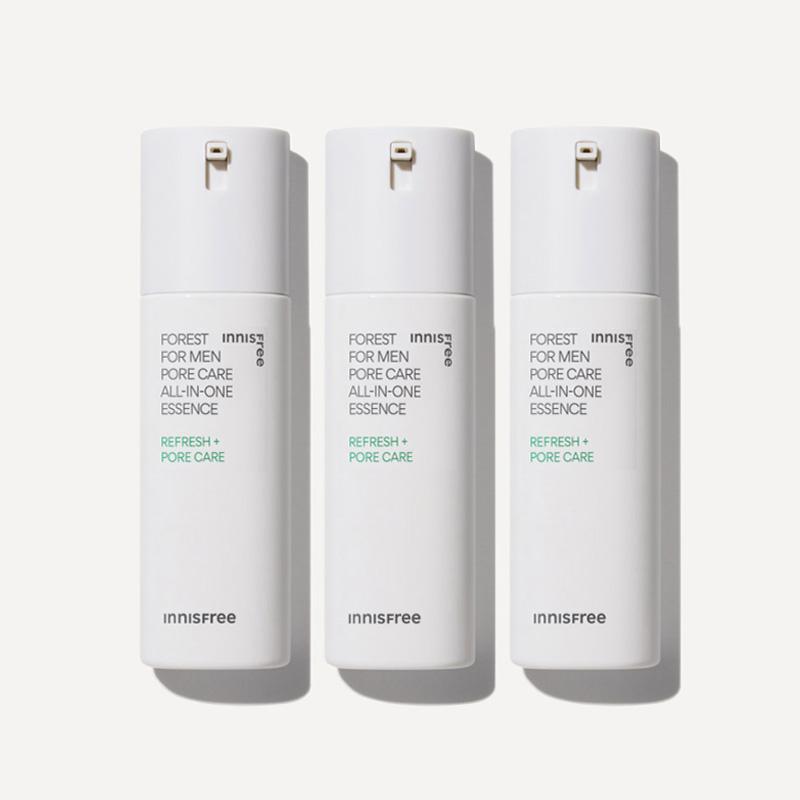 Innisfree Forest for Men All-in-One-Essenz 100 ml – 3 Sorten: Anti-Aging / Sensitive / Porenpflege (7 Optionen)