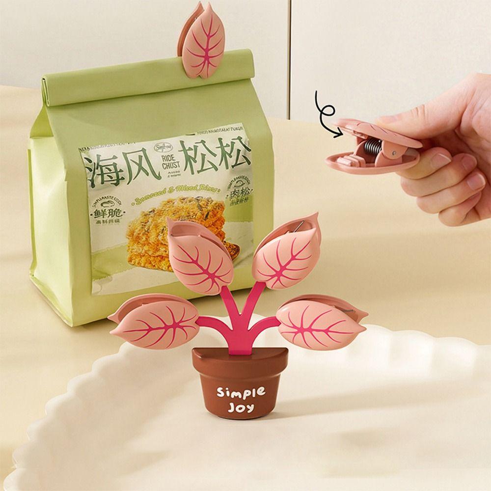 Plant Sealing Clips Portable Packaging Bag Sealing Clips New Refrigerator Magnets