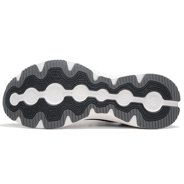 new LiNing YueYing Element Slip Resistant, Abrasion Resistant, Breathable Low Top LINING Cloud Running Shoes Men's Black