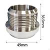 Male Billet Stainless Steel Weld on Fitting Mounting Hardware Replaces Professional Assembly