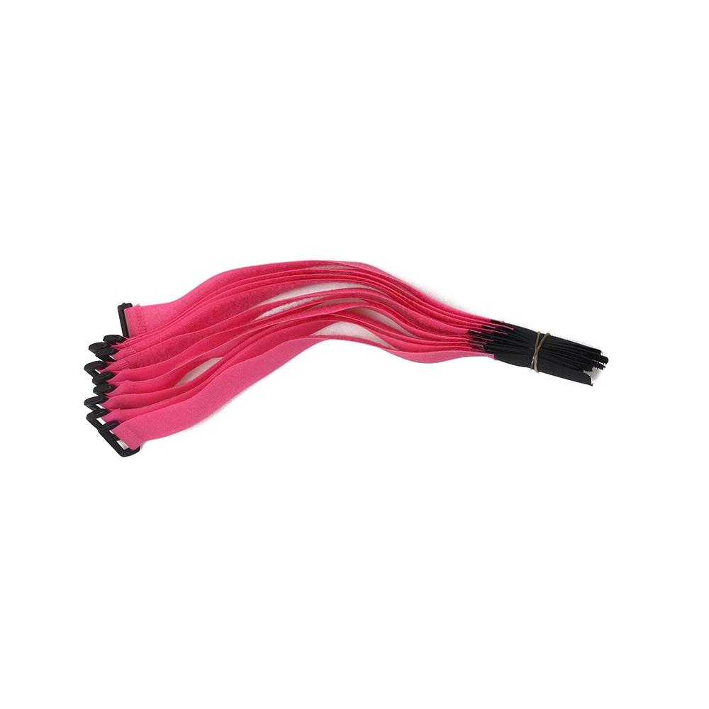 10Pcs 20*50cm Nylon Hook and Loop Strap Cable Ties Reusable Fastening Cable Ties Multil Purpose Self-adhesive Bike Strap Tie