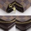 LOUIS VUITTON Compact zip Bi-Fold Wallet N61668 Brown Damier canvas Women Used
