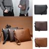 Soft Male Clutch Bag Pu Leather Toiletry Bag Practical Men's Handy Bag  Outdoor