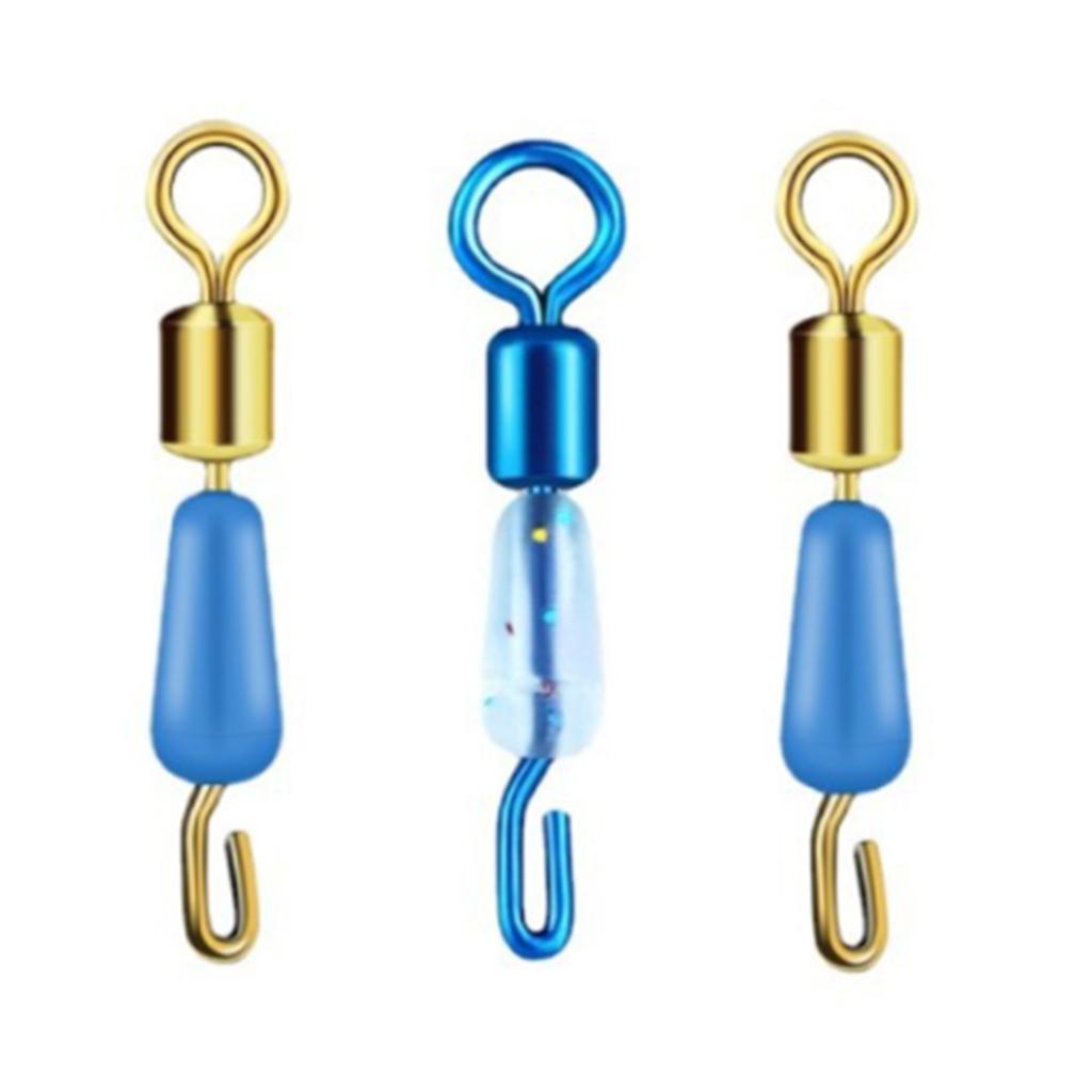 High Strength Fishing Swivels and Snap Swivels Heavy Duty Ball Bearing Swivel with Welded Rings for Saltwater Fishing