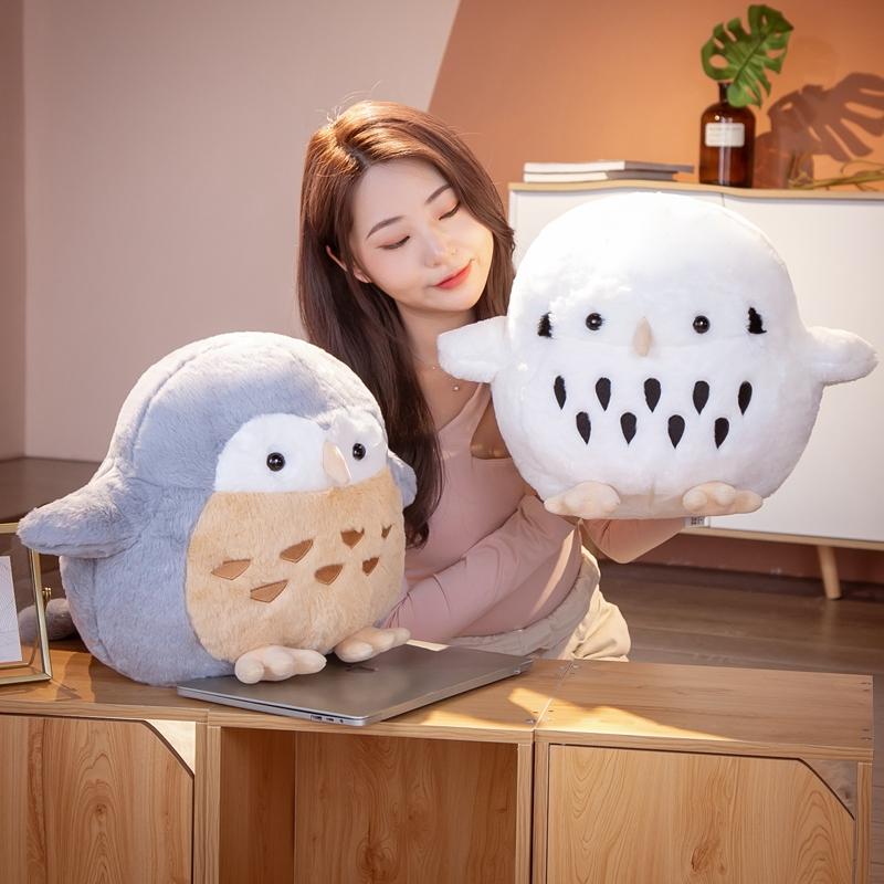 Cute Plush Owl Pillow Dolls Stuffed Soft Plush Toys Kawaii Hug Pillow Cushion for Birthday Xmas