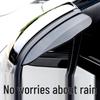 Universal Car Rearview Mirror and Window Rain/Sun Visor - Widened Rainproof Shield