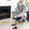 Set of 10 Plastic Crime Scene Markers for Forensic Reenactments Educational Activities and Themed Celebration