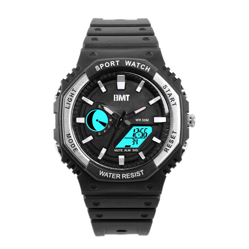Waterproof Electronic Digital Watch Sport Analog Digital Watch for Women's