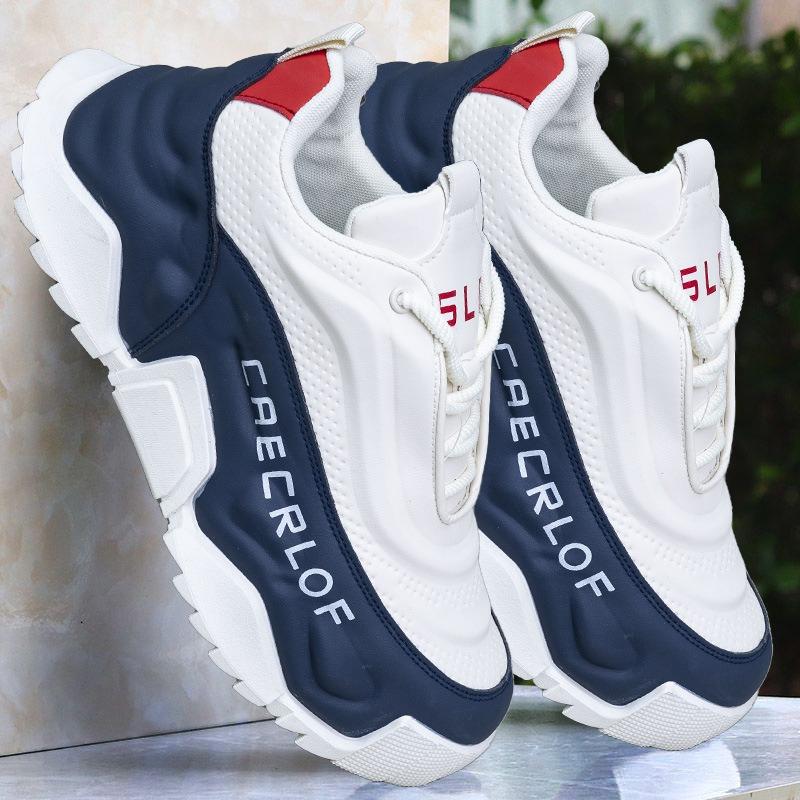 Fashion High-quality Mens Shoes for Teenagers New Inner Height Men Sneakers Anti Slip Wear-resistant Platform Sneakers Zapatillas Hombre