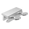 Adjustable Security Window Lock Aluminum Alloy Door Frame Safety Lock Free Punch Window Limit Stop Locks for Child Home Bedroom