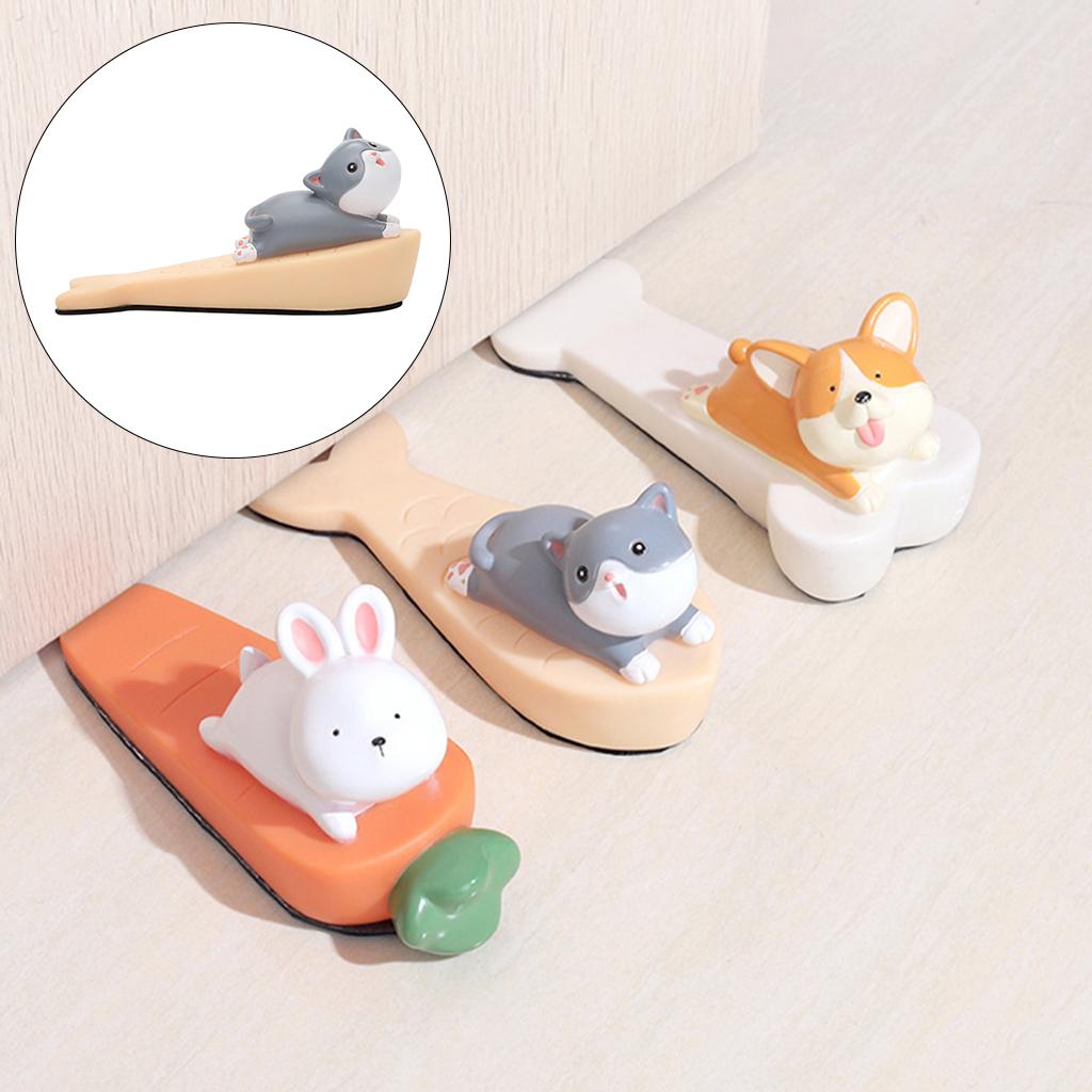 Cartoon Door Stopper Safety Edge Bumpers Heavy Duty PVC for Baby Family Door