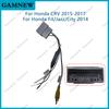 Car Audio Radio Parking Rear Camera Video Plug Converter Cable With Canbus For Honda CRV/Fit/Jazz Parking Reverse Wire Adapter