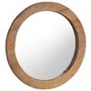 VidaXL Miroir mural 60 cm Teck Rond