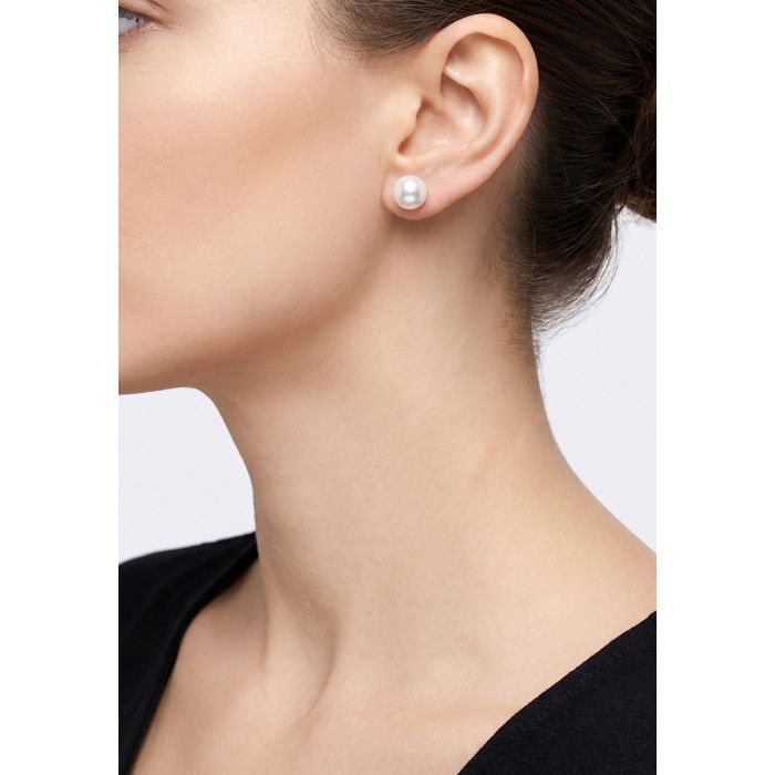 Boucles d'oreilles - PEARLS & COLORS - Pearls & Colors - Perle d'eau douce 7-8 mm - Argent 925 - Qualité AAA+