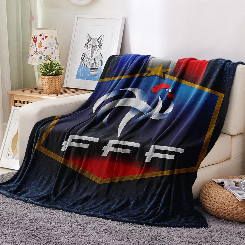 France National Football Team2 Flannel Blanket, High Quality Comfortable for All Seasons, Home Decor, Warmth and Comfort