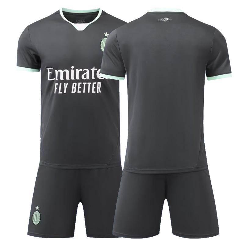 

AC Milan Men s Jersey Set: Home, Away, Third - Quick Dry Short Sleeve 2023 Kids 16/Height 95-105CM