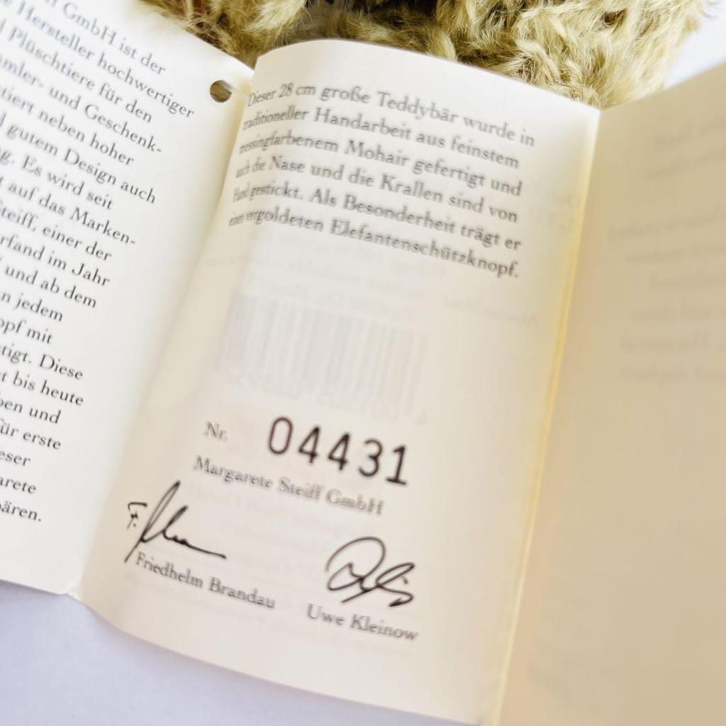 [USED] Steiff Classic Teddy Bear