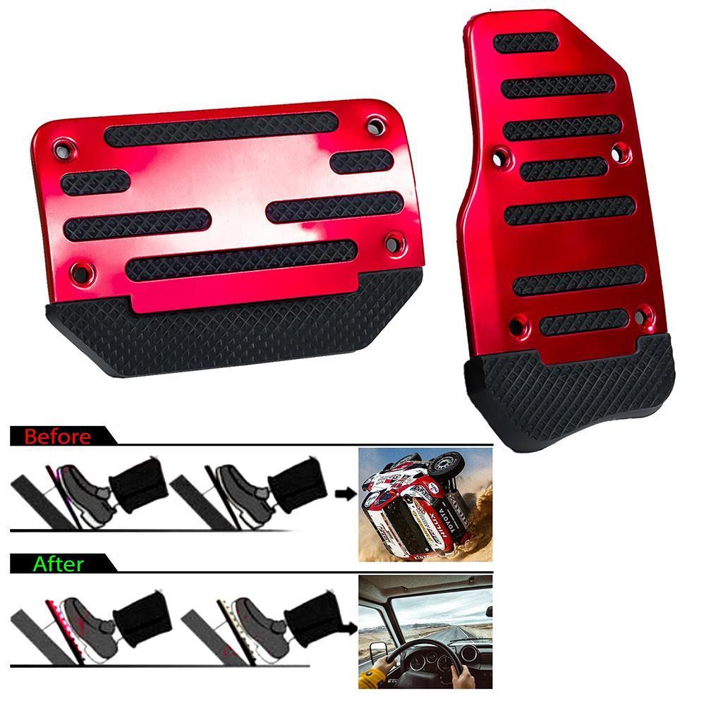 Aluminum Alloy Pedals Cover For XE F-PACE XEL And Accelerator Drilling No Aluminum Cover B6U9