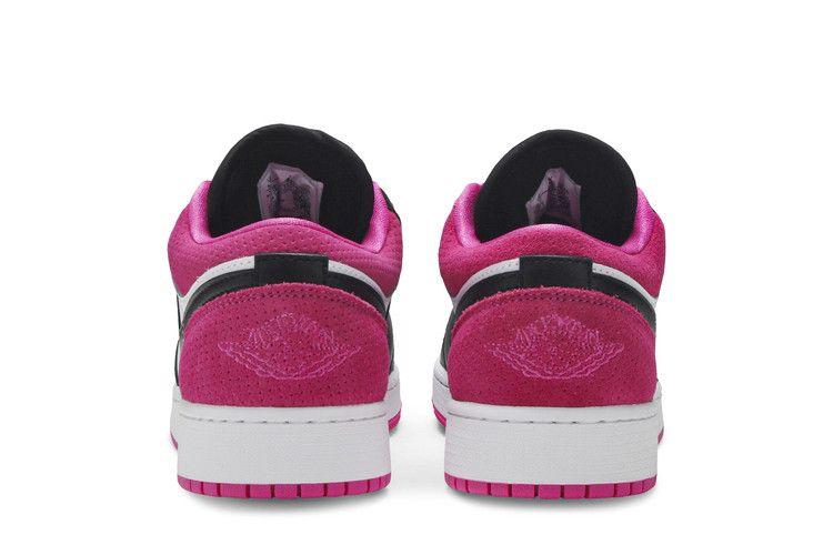 Air Jordan 1 Low SE GS 'Black Active Fuchsia'