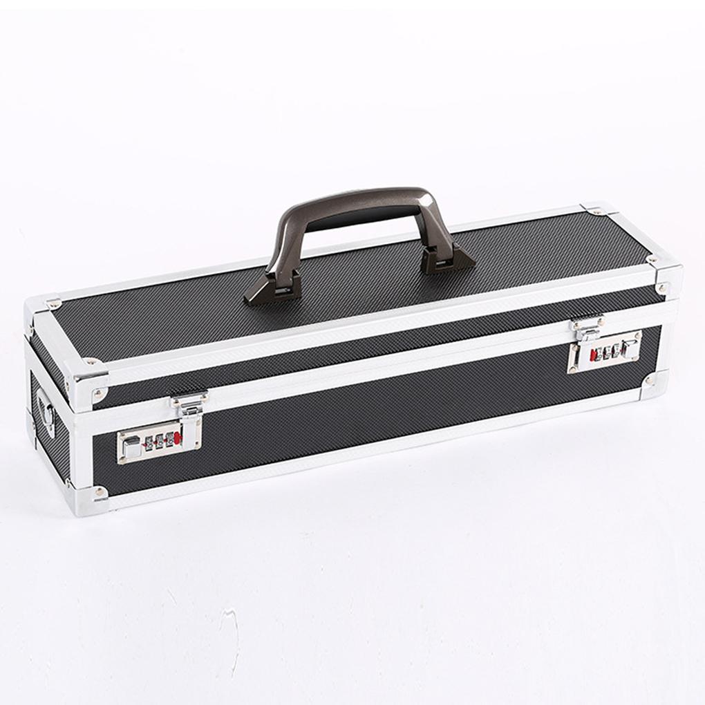 Lockable Knife Storage Box Aluminum With With Lock Secure Box Lock Storage Combination Bag Tool Storage Password