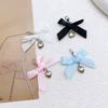 Pack of 4 Stylish Shoe Buckles Colorful Shoe Decorations Ribbon Shoes Pendant Footwear Pendant Heart Pendant for Shoe