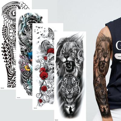 Wasserdicht Temporäre Tattoo Aufkleber Vollen Arm Tatoo Aufkleber Gefälschte Tattoos