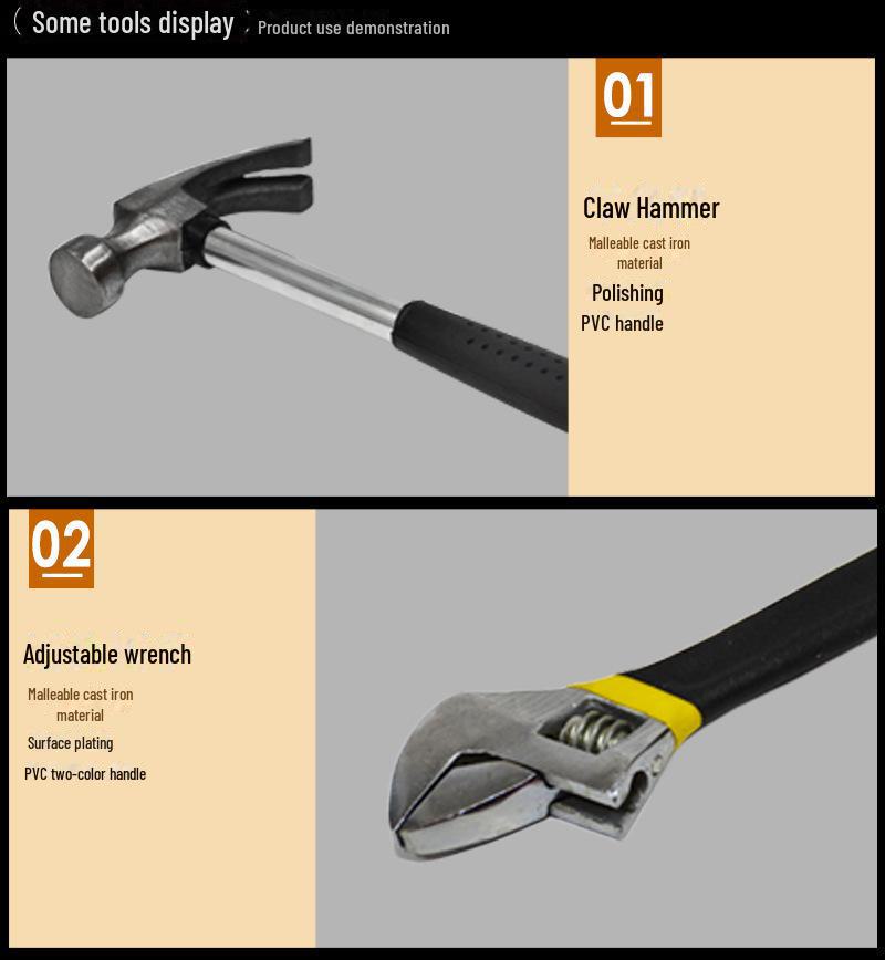 27-teiliges Haushaltswerkzeugset mit Versicherungsgeschenkbox