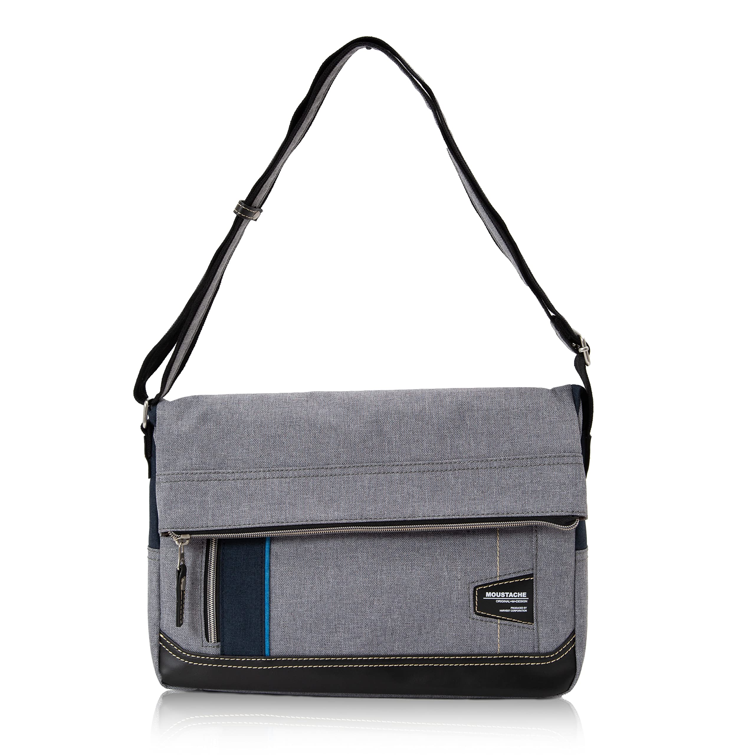 

Shoulder Folded Crossbody [Mustache] Bag, Shoulder, JLG-4662 (Light Gray) світло-сірий колір