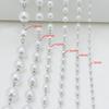 High-Luster 3mm–10mm Pearl Iron Chain for DIY Necklace and Jewelry Crafting