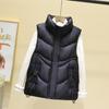 Loose Down Cotton Vest Women's Winter Short New Fashion Cotton Vest Jacket Autumn and Winter