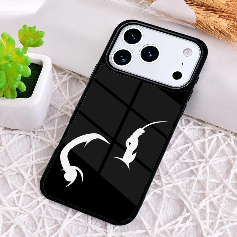 Angling Go Fishing Quotes Soft Phone Case for iPhone 17 Air 16 15 11 12 14 13 Pro Max Shockproof Cover