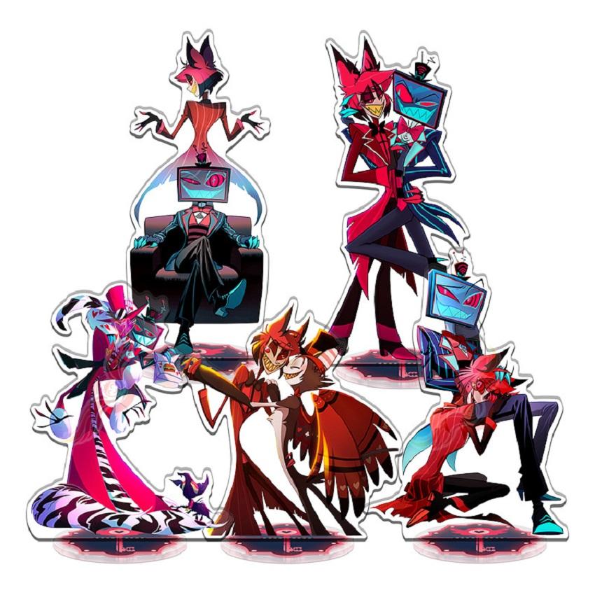Nuovo Hazbin el 2 Charlie Morningstar Stand Figure Acriliche Vaggie Segnaletica da Tavolo Standing Modello Decorazione Collezione Regali
