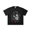 260 GSM Double Yarn 32 Count 100% Cotton Berserk V9 Print Unisex Heavy Cotton T Shirt