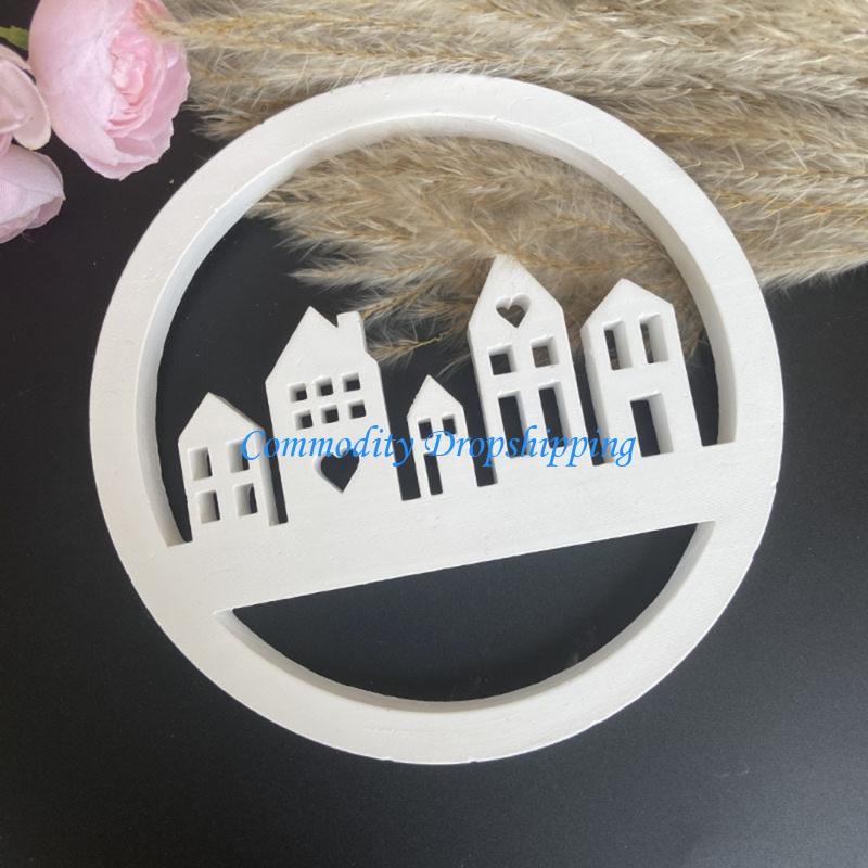 Y5JC Wreath Silicones Molds for Making Holder Decorations Festival Gift China Mainland