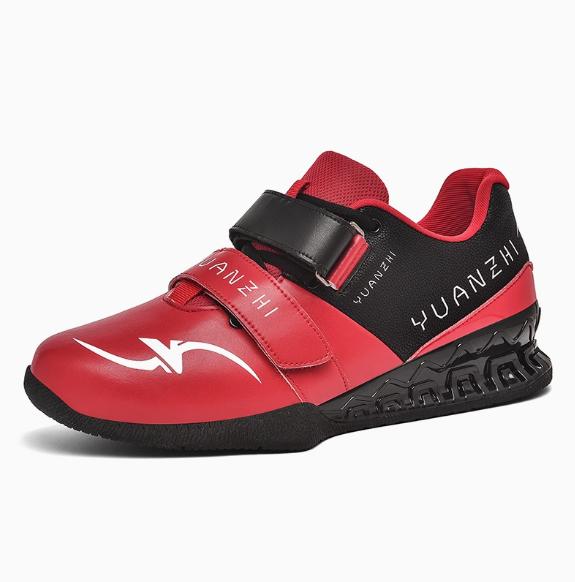 YUANZHI Men Women Professional Deadlift Shoes Non Slip Weight Lifting Hook Loop Quality Squat Hard Pull Shoes Unisex Designer