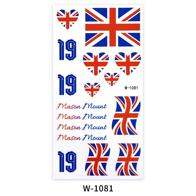 World Cup Holiday Tattoo Sticker Waterproof Children'S Cartoon Tattoo Sticker Direct Sticker Tattoo