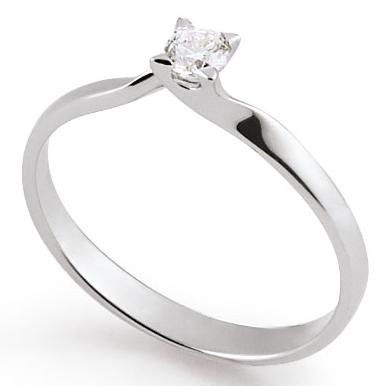 & You Engagment Ring Diamonds 0.15 Ct Gold 9 Ct 375 Amz-9Bg Solo-015 Size 58