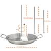 Vertical Stainless Steel BBQ Skewer Stand 3 Sizes Of Skewers Grill Or Oven