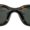 Used 11569 Square Shape Eyewear SPR11X-F 7968 Wellington Plastic Clear Black Demi Pattern Logo Acetate Havana Unisex