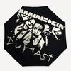 1PC Rammstein Print Umbrella, Featuring Automatic Folding, And Shielding. This Sturdy And Durable Umbrella with Eight Ribs Is Convenient for Outdoor U