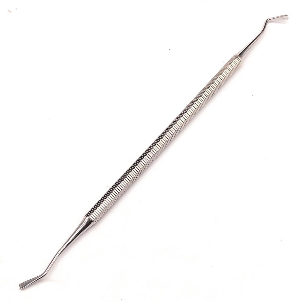 Dental Orthodontic Double Ended Ligature Director Curved with Scaler Fine Narrow Dentist Tool Instrument