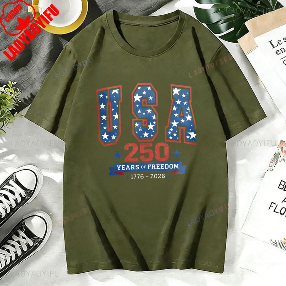 Happy 250th Birthday USA Shirt America 250th Anniversary Semiquincentennial Gift USA 250 Shirt Independence Day 4th of July