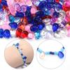 50pcs/lot 9x6mm Droplet Shaped Lampwork Beads Colorful Loose Spacer Glass Seed Beads For DIY Charm Necklace Earrings Accessories